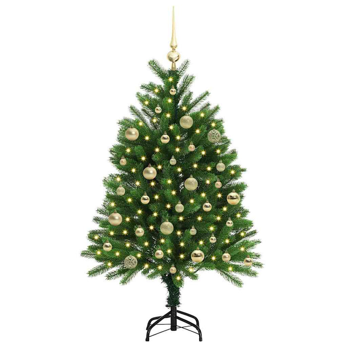 Albero di Natale con 150 LED con supporto Verde 120 cm PE 3396313