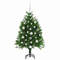 Albero di Natale con 150 LED con supporto Verde 120 cm PE 3396314