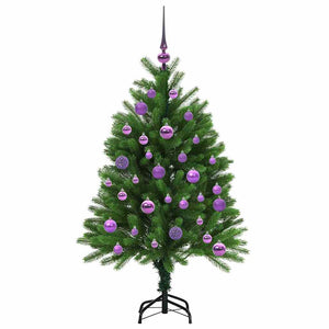 Albero di Natale con 150 LED con supporto Verde 120 cm PE 3396315