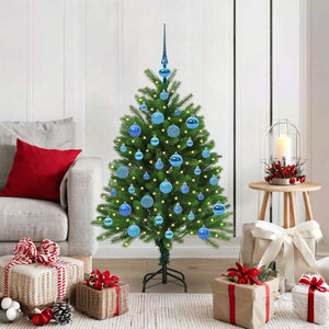 Albero di Natale con 150 LED con supporto Verde 120 cm PE 3396316