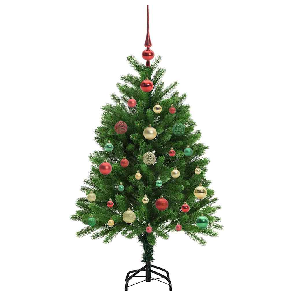 Albero di Natale con 150 LED con supporto-Luci decorative natalizie Verde 120 cm PE 859517