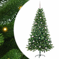 Albero di Natale con 150 LED con supporto Verde 150 cm PE 3396320