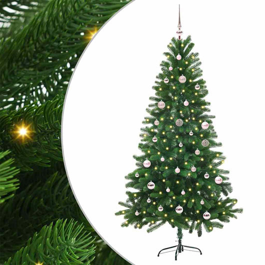Albero di Natale con 150 LED con supporto Verde 150 cm PE 3396320
