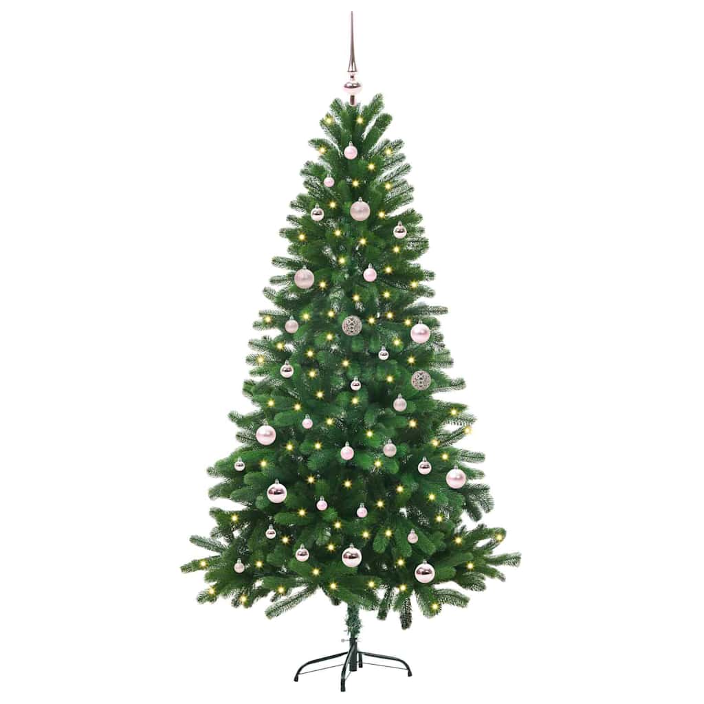 Albero di Natale con 150 LED con supporto Verde 150 cm PE 3396320