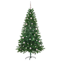 Albero di Natale con 150 LED con supporto Verde 150 cm PE 3396320