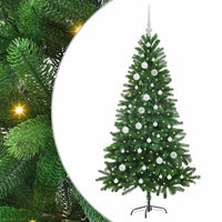 Albero di Natale con 150 LED con supporto Verde 150 cm PE 3396321
