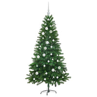 Albero di Natale con 150 LED con supporto Verde 150 cm PE 3396321