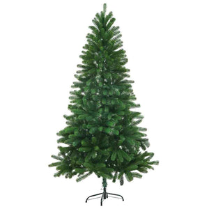 Albero di Natale con 150 LED con supporto-Luci decorative natalizie Verde 150 cm PE 660896