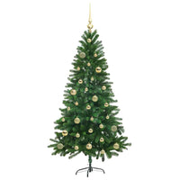 Albero di Natale con 150 LED con supporto Verde 150 cm PE 3396322