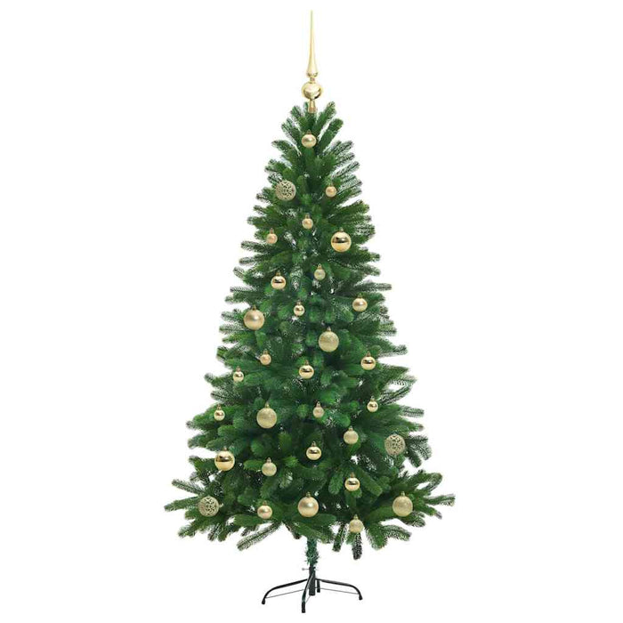 Albero di Natale con 150 LED con supporto Verde 150 cm PE 3396322