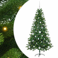 Albero di Natale con 150 LED con supporto Verde 150 cm PE 3396323