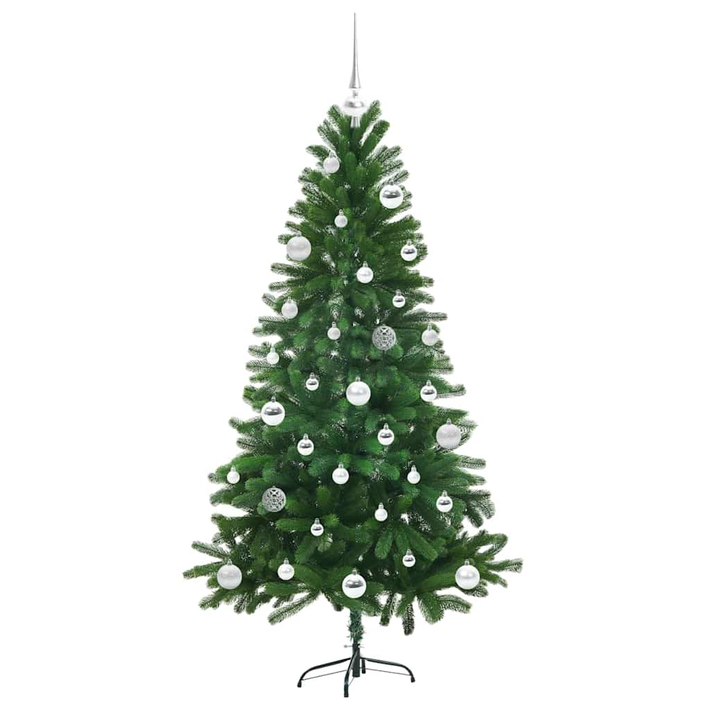 Albero di Natale con 150 LED con supporto Verde 150 cm PE 3396323