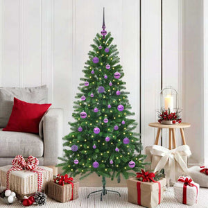 Albero di Natale con 150 LED con supporto Verde 150 cm PE 3396324