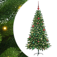 Albero di Natale con 150 LED con supporto Verde 150 cm PE 3396326