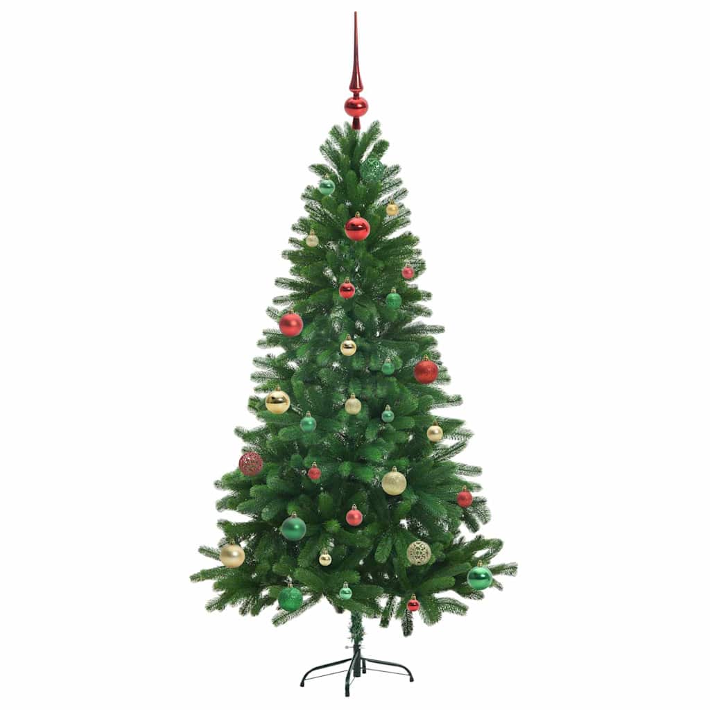 Albero di Natale con 150 LED con supporto Verde 150 cm PE 3396326