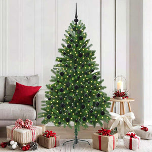 Albero di Natale con 300 LED con supporto Verde 180 cm PE 3396332
