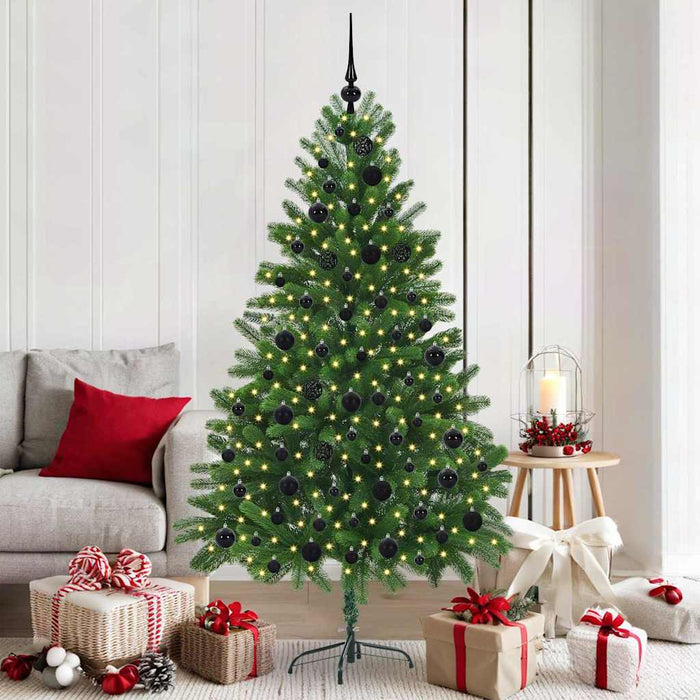 Albero di Natale con 300 LED con supporto Verde 180 cm PE 3396332