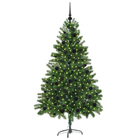Albero di Natale con 300 LED con supporto Verde 180 cm PE 3396332