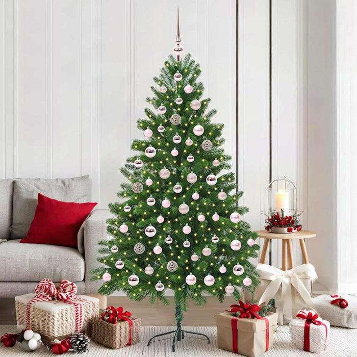 Albero di Natale con 300 LED con supporto Verde 180 cm PE 3396333