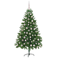 Albero di Natale con 300 LED con supporto Verde 180 cm PE 3396333