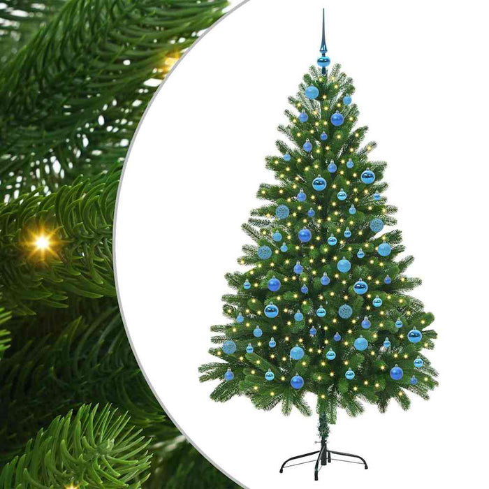Albero di Natale con 300 LED con supporto Verde 180 cm PE 3396338
