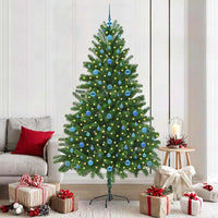 Albero di Natale con 300 LED con supporto Verde 210 cm PE 3396347