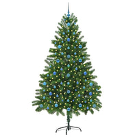 Albero di Natale con 300 LED con supporto Verde 210 cm PE 3396347