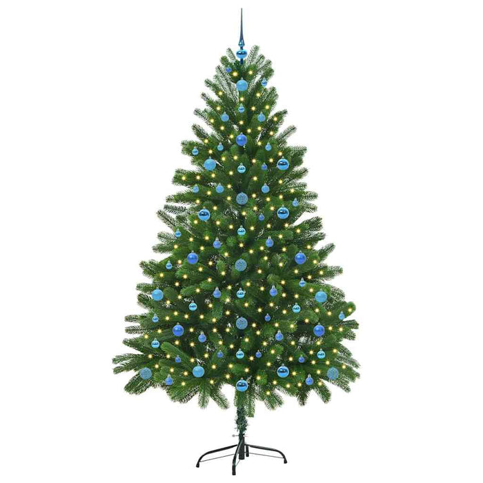 Albero di Natale con 300 LED con supporto Verde 210 cm PE 3396347
