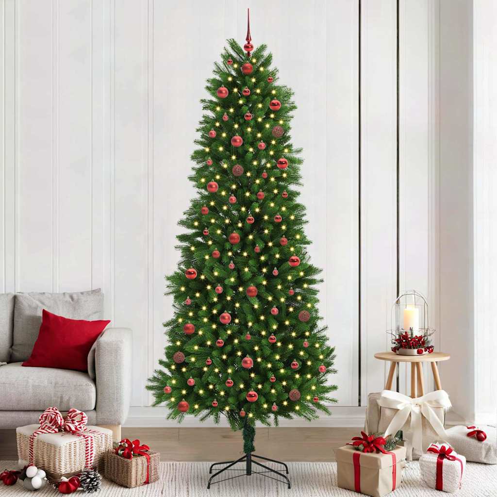 Albero di Natale con 300 LED con supporto Verde 240 cm PE 3396349