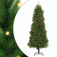 Albero di Natale con 300 LED con supporto-Luci decorative natalizie Verde 240 cm PE 435194