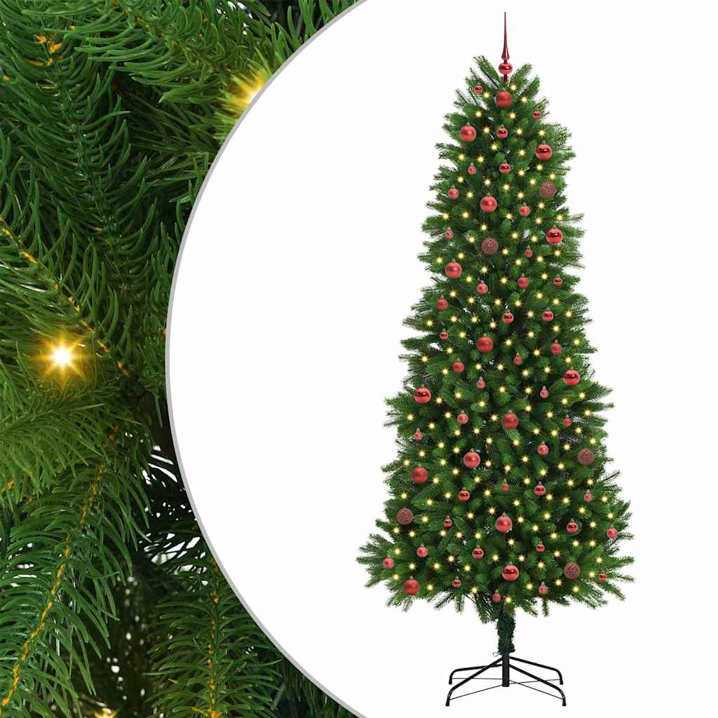 Albero di Natale con 300 LED con supporto Verde 240 cm PE 3396349