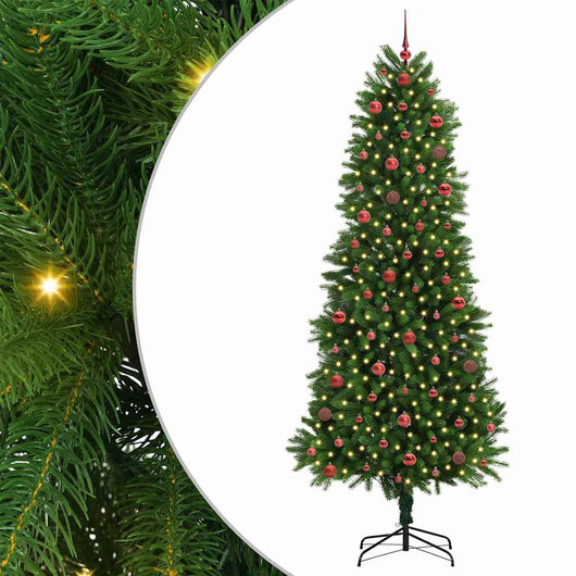 Albero di Natale con 300 LED con supporto Verde 240 cm PE 3396349