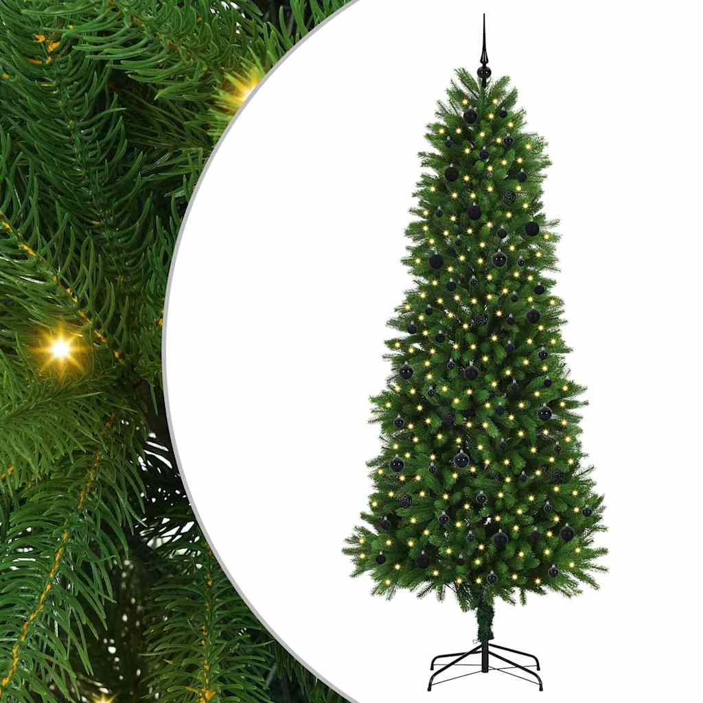 Albero di Natale con 300 LED con supporto Verde 240 cm PE 3396350