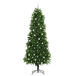 Albero di Natale con 300 LED con supporto Verde 240 cm PE 3396352