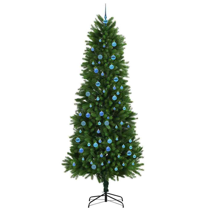 Albero di Natale con 300 LED con supporto Verde 240 cm PE 3396356