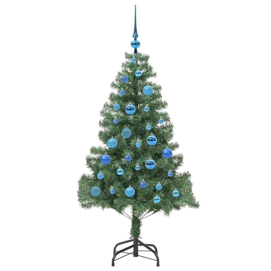 Albero di Natale con 150 LED con supporto Verde 150 cm PVC 3396374