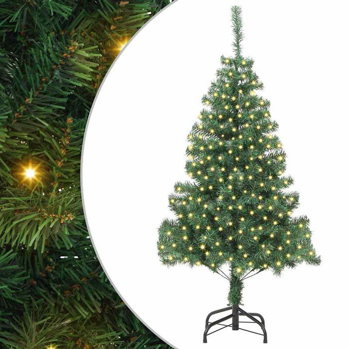 Albero di Natale con 300 LED con supporto Verde 180 cm PVC 3396376