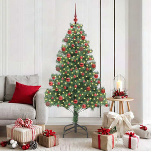 Albero di Natale con 300 LED con supporto Verde 180 cm PVC 3396380