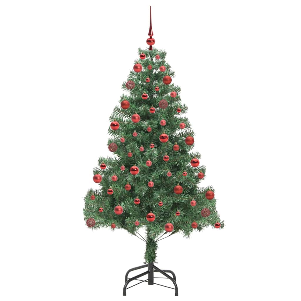 Albero di Natale con 300 LED con supporto Verde 180 cm PVC 3396380