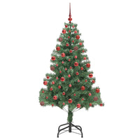 Albero di Natale con 300 LED con supporto Verde 180 cm PVC 3396380