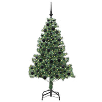 Albero di Natale con 300 LED con supporto Verde 180 cm PVC 3396381