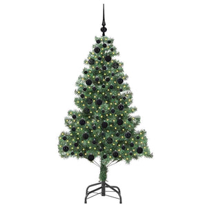 Albero di Natale con 300 LED con supporto Verde 180 cm PVC 3396381