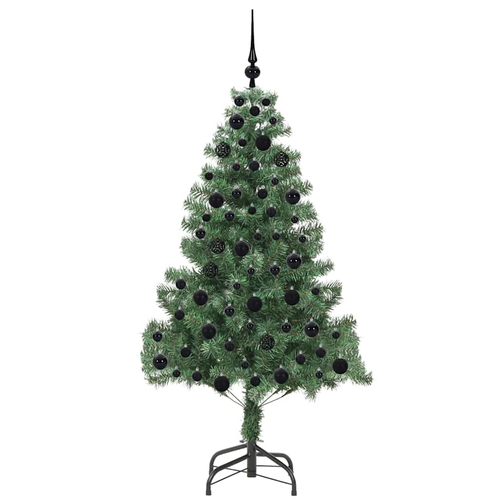 Albero di Natale con 300 LED con supporto Verde 180 cm PVC 3396381