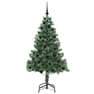 Albero di Natale con 300 LED con supporto Verde 180 cm PVC 3396381