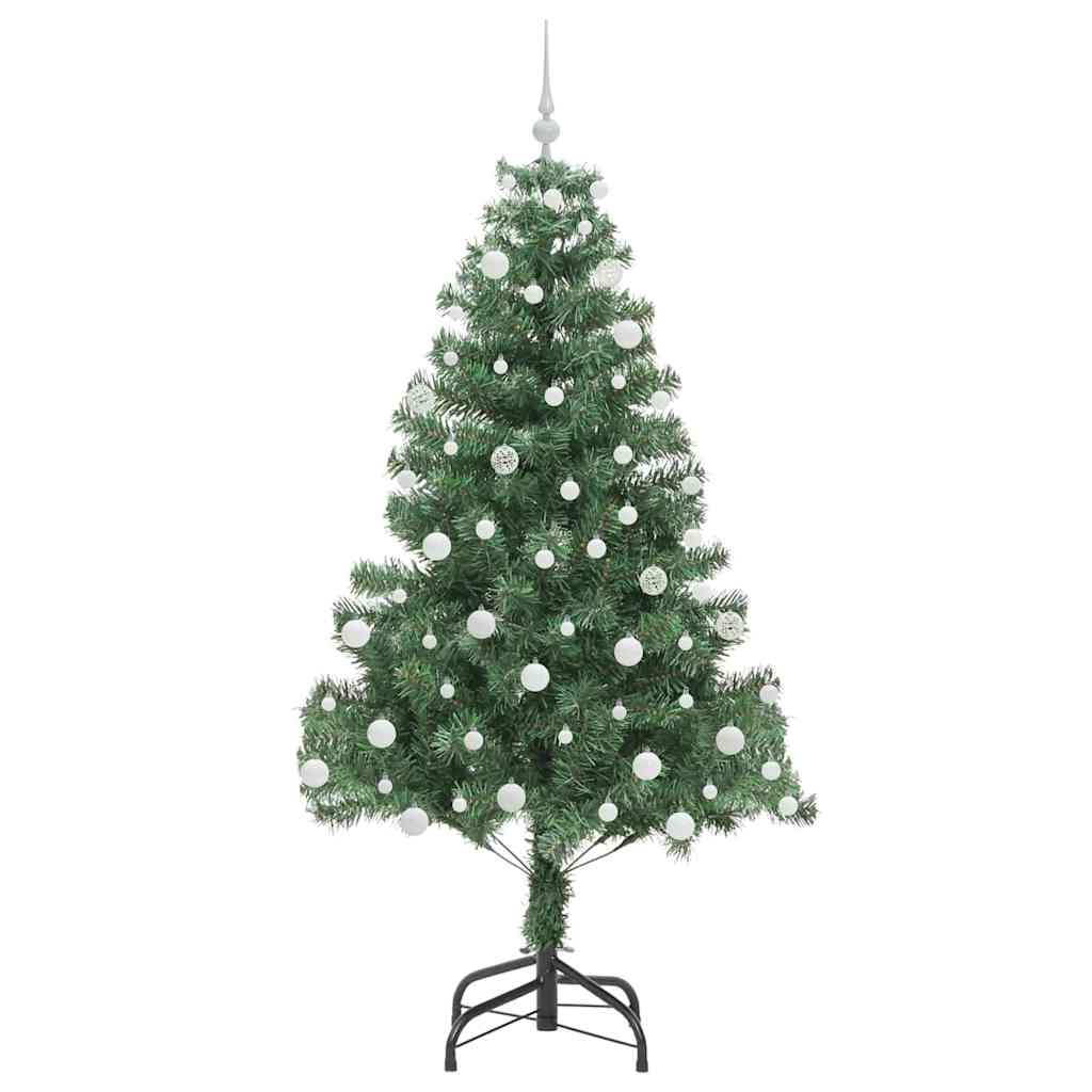 Albero di Natale con 300 LED con supporto Verde 180 cm PVC 3396383