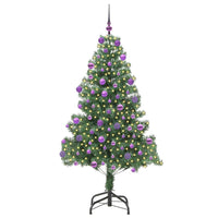 Albero di Natale con 300 LED con supporto Verde 180 cm PVC 3396386
