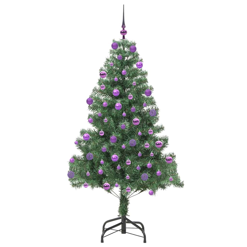 Albero di Natale con 300 LED con supporto Verde 180 cm PVC 3396386