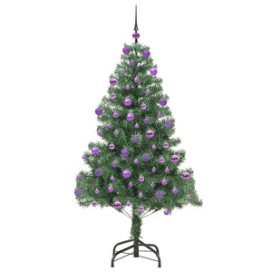 Albero di Natale con 300 LED con supporto Verde 180 cm PVC 3396386