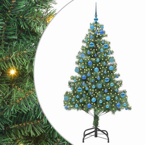 Albero di Natale con 300 LED con supporto Verde 180 cm PVC 3396387