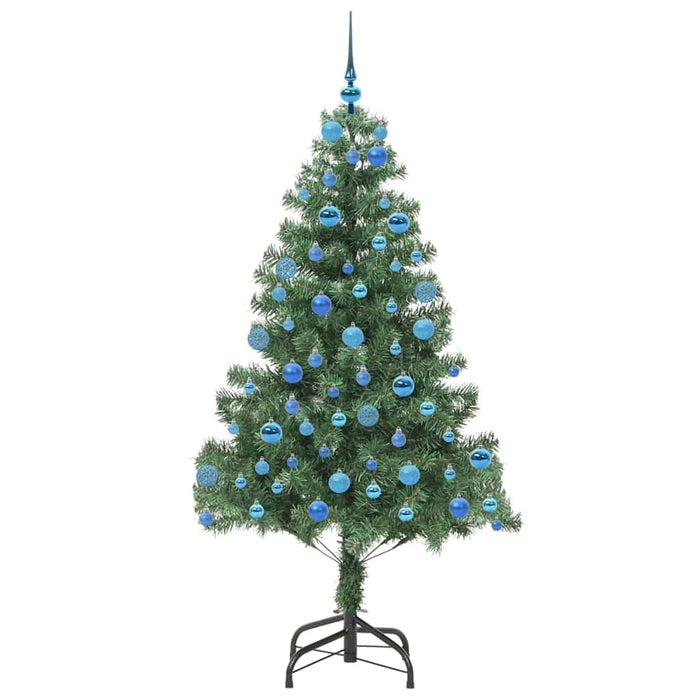 Albero di Natale con 300 LED con supporto Verde 180 cm PVC 3396387